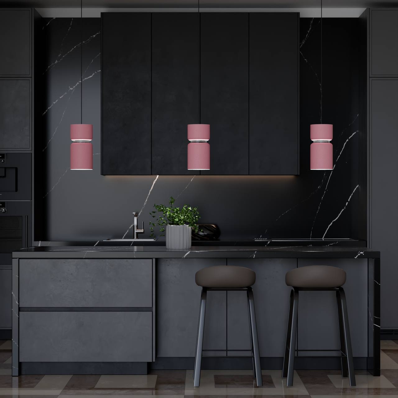 Luminaria en cocina, acabado 10 de 16